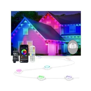Honche Permanent Outdoor Lights Eaves Light House Light Outdoor Permanent Lights
