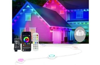 Honche Permanent Outdoor Lights Eaves Light House Light Outdoor Permanent Lights