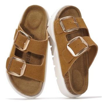 Project Cloud 100% Genuine Leather Platform Sandals Women Footwear
