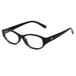 SODQW Rectangle Office-Siren Blue Light Glasses for Women Small Bayonetta Blueli