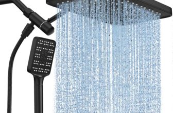 Rain Shower Head with Handheld Spray Combo Set