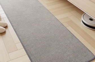 AMOAMI Chenille Bath Mat Super Absorbent Bathroom Mat Quick Dry Low Pile Bath Ma