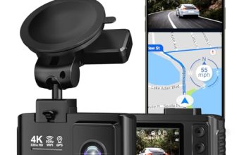 Dash Cam Front and Rear: 4K+2.5K Dual Channel Dash Cam-5GHz WiFi