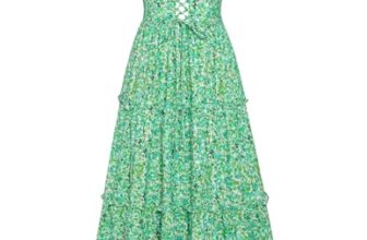 GRACE KARIN 2026 Women’s Spaghetti Vacation Sundress Summer Beach Flowy Boho Flo