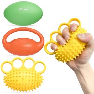 FitBeast Hand Exercise Ball Set–Stress Balls for Adults