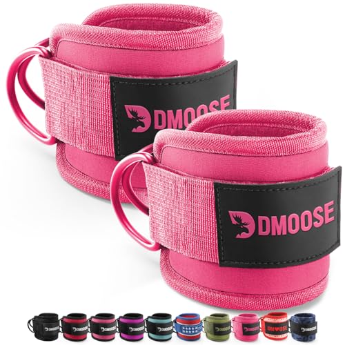 DMoose Ankle Strap for Cable Machine – One Size Fit with Premium Padding