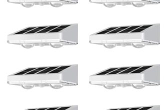 NIORSUN Solar Fence Lights,8 Pack Solars Deck Light