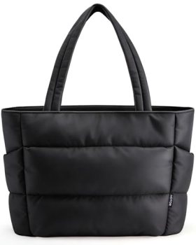 HOTOR Puffer Tote Bag for Women