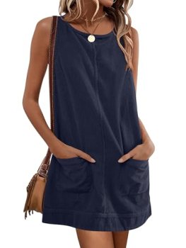 Caracilia Womens Corduroy Dress