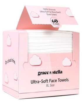 grace & stella Face Towels Disposable