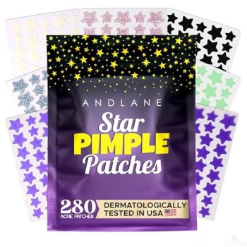 280Pcs Star Pimple Patches for Face – Pimple Patches Cute Stars – Hydrocolloid
