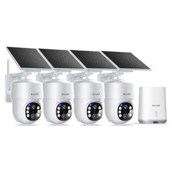 SOLIOM- 5MP Security Cameras Wireless Outdoor