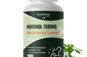 GREENPEOPLE Whole-Leaf Moringa Capsules 1500mg