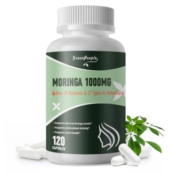 Moringa Capsules 1000mg with Turmeric