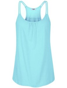 Hibelle Green Tank Top Women Womens Scoop Neck Cute Racerback Yoga Workout Tank