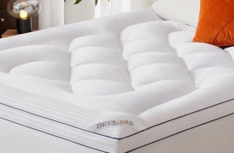 BEDLORE King Mattress Topper, Thick Pillow Top Pad for Back Pain Relief