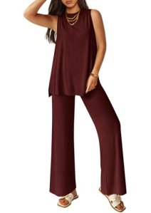 PRETTYGARDEN 2 Piece Lounge Sets for Women Summer Airport Travel Outfit 2026 Cas