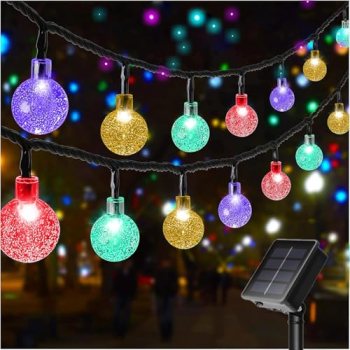 LSLCQW Solar String Lights Outdoor Waterproof