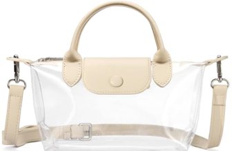 BOSTANTEN Clear Bag for Stadium Approved Small Crossbody Purse Handbags for Conc