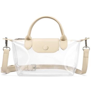 BOSTANTEN Clear Bag for Stadium Approved Small Crossbody Purse Handbags for Conc