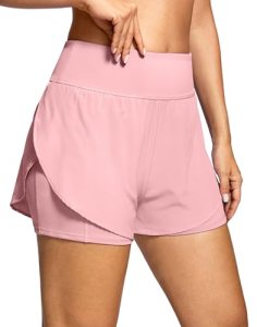 Soothfeel Women’s 2 in 1 Running Shorts