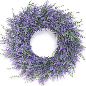 26″ Lavender & Eucalyptus Wreath for Front Door