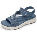 Vilanva Women’s Comfortable Walking Sandals (Navy Size 8)
