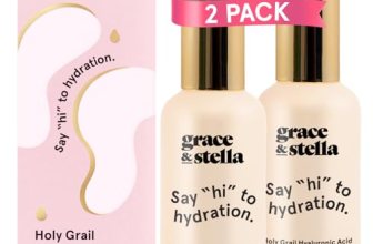 grace & stella Award Winning Hyaluronic Acid Face Serum (50ml/1.7 fl oz) Removes
