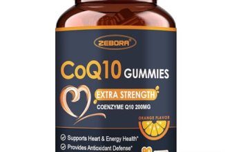 ZEBORA CoQ10 200mg Gummies, Coenzyme Q10 for Heart & Immune Health Support