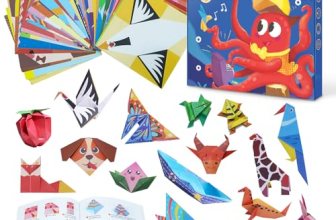 Origami Kit for Kids Ages 5-16, 116 pages with 54 Patterns & Instruction Book