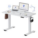 FLEXISPOT Standing Desk Electric Height Adjustable Desk with 48 x 24 Inch Splice