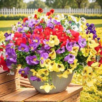 Vemander Artificial Flowers for Outdoor
