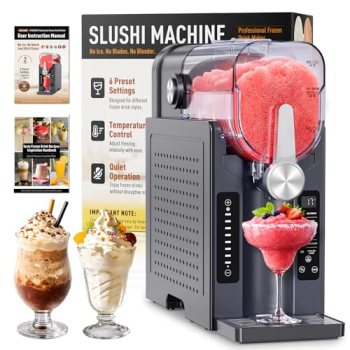 BKPPM Slushie Machine: No Ice Needed Slushy Machine for Home