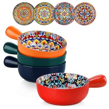 vancasso Soup Bowls with Handles