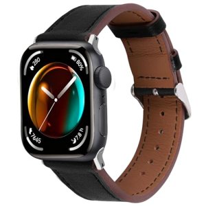 Italy Genuine Leather Bands Women Men Compatible with Apple Watch 38mm 41mm 40mm