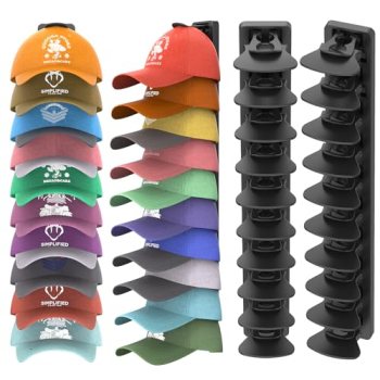 HeQe Hat Organizer for Baseball Caps Hold Up to 40 Hats