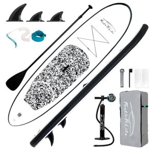 FEATH-R-LITE Inflatable Stand Up Paddle Board 10’x30”x6” Ultra-Light (16.7lbs)