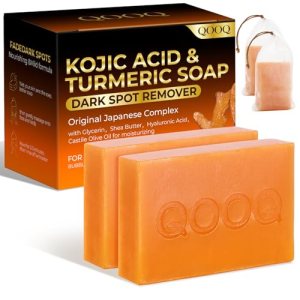 QOOQ Turmeric Kojic Acid Soap for Dark Spots Remover