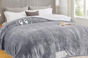 greenoak Heated Blanket Electric Queen Size 84″X90″ Dual Control