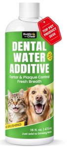 Dog Breath Freshener – Enzymatic Dog Dental Water Additive for Teeth Claning