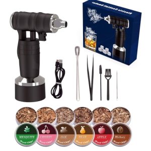 Whiskey Smoker Electric Set Bourbon Christmas Gifts for Men Old Fashioned Smoker