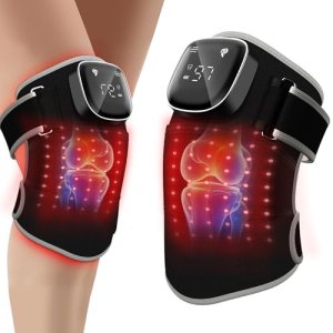RAYOCON Red Light Therapy for Knee: Knee Massager with 6 Heat and 5 Vibration Co