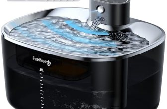 FEELNEEDY Wireless Cat Water Fountain