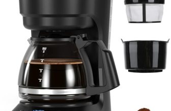 Electactic 5-Cup Programmable Drip Coffee Maker