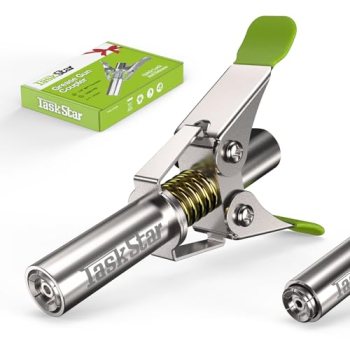TaskStar 12000 PSI Grease Gun Coupler: 2025 Upgrade with Quick-Release Design &