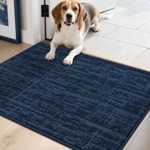 COSY HOMEER-Door-Mat Dirt Trapper Entryway Rugs 20″x32″ Non Slip Washable Entran
