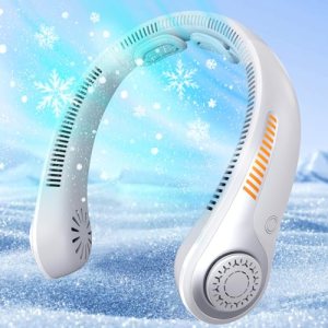EYERZ Portable Neck Fan – Rechargeable Personal Fan with Neck Support