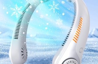 EYERZ Portable Neck Fan – Rechargeable Personal Fan with Neck Support
