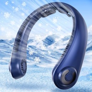 AUIIAH Portable Lightweight Neck Fan with Neck Support