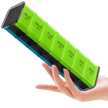 Extra Large Pill Organizer- XXL Pill Box 7 Day
